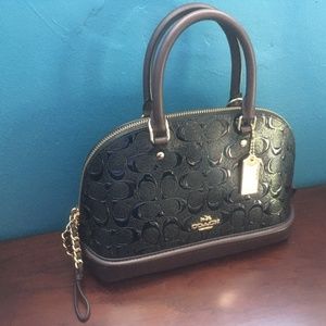 COACH BAG Black Oxblood